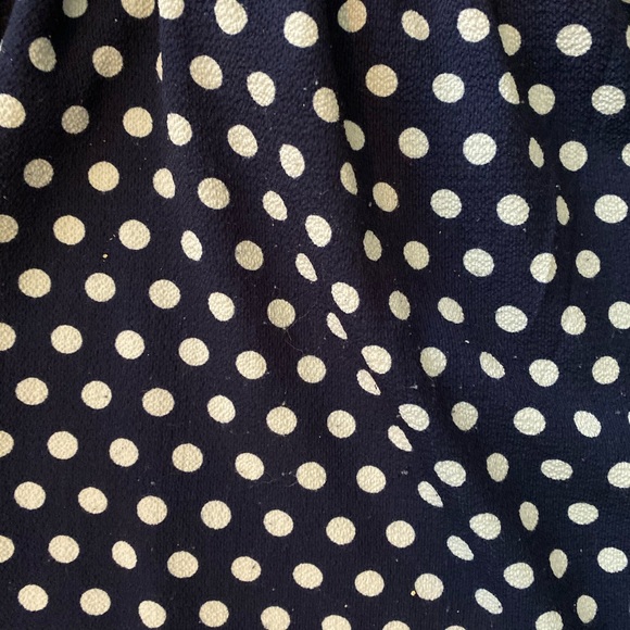 Polka Dot Navy Dress. Vintage Style. Classic. - Picture 5 of 6